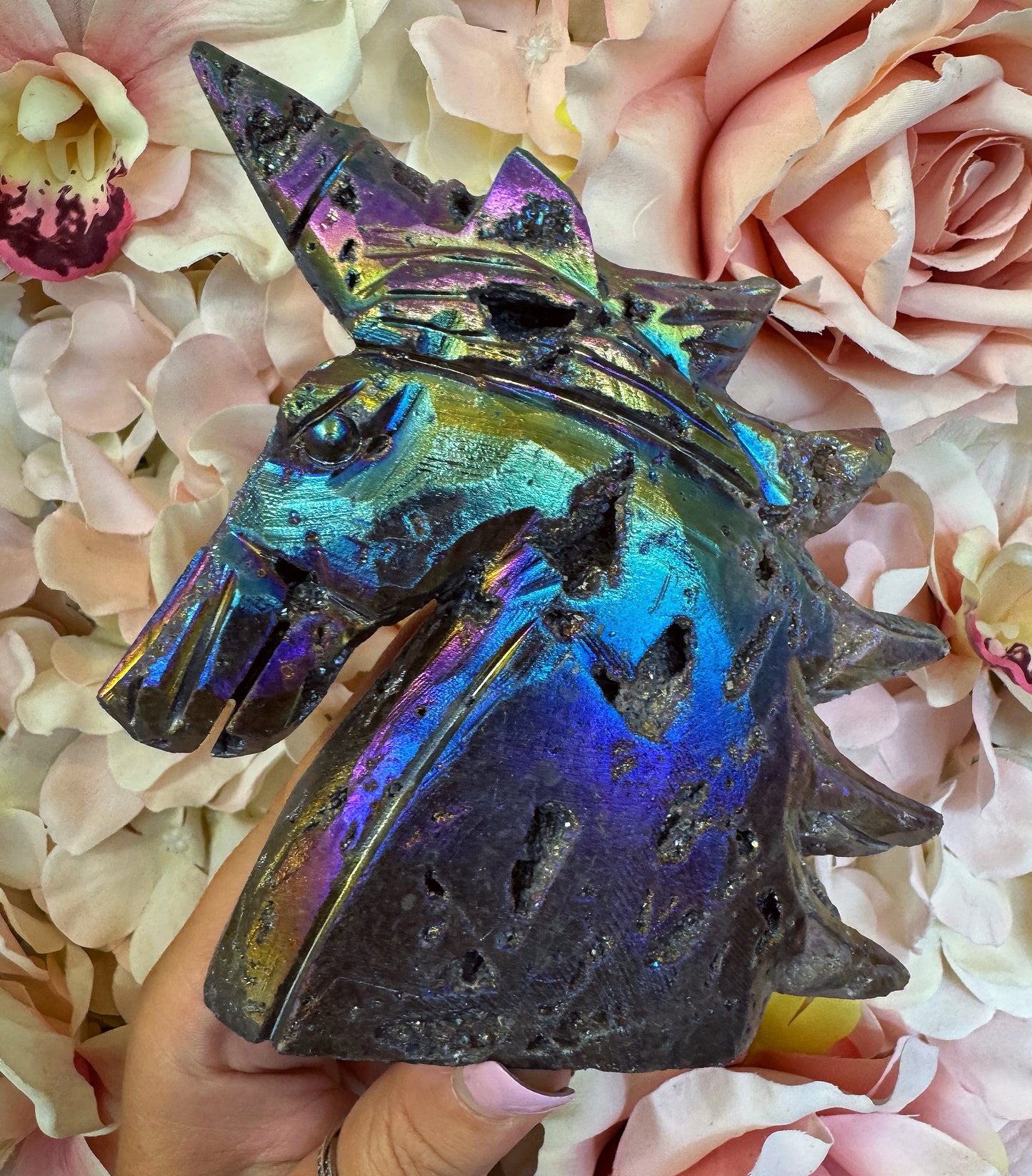 Aura Sphalerite Crystal Unicorn