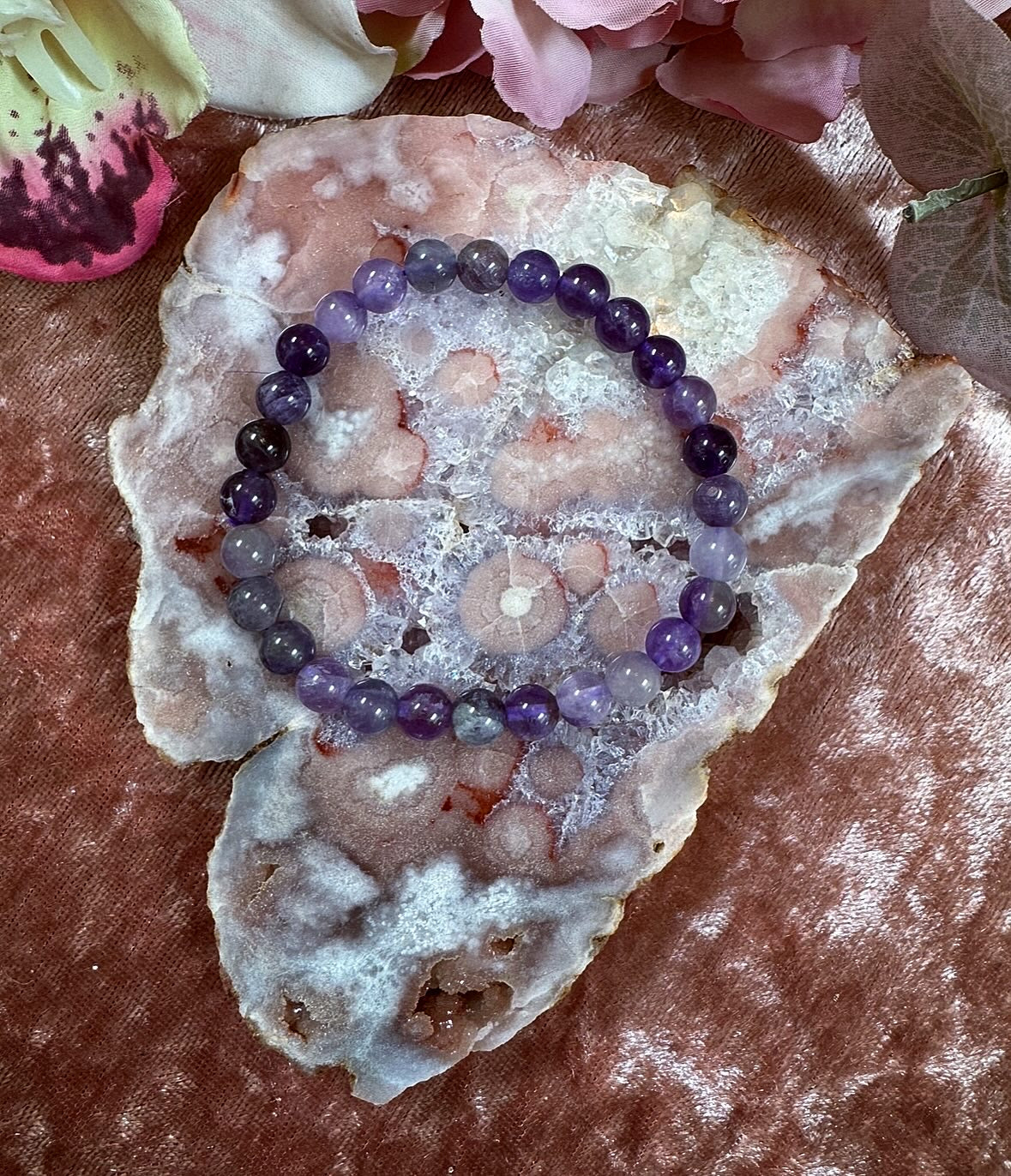Amethyst Reiki-Infused Crystal Bracelet