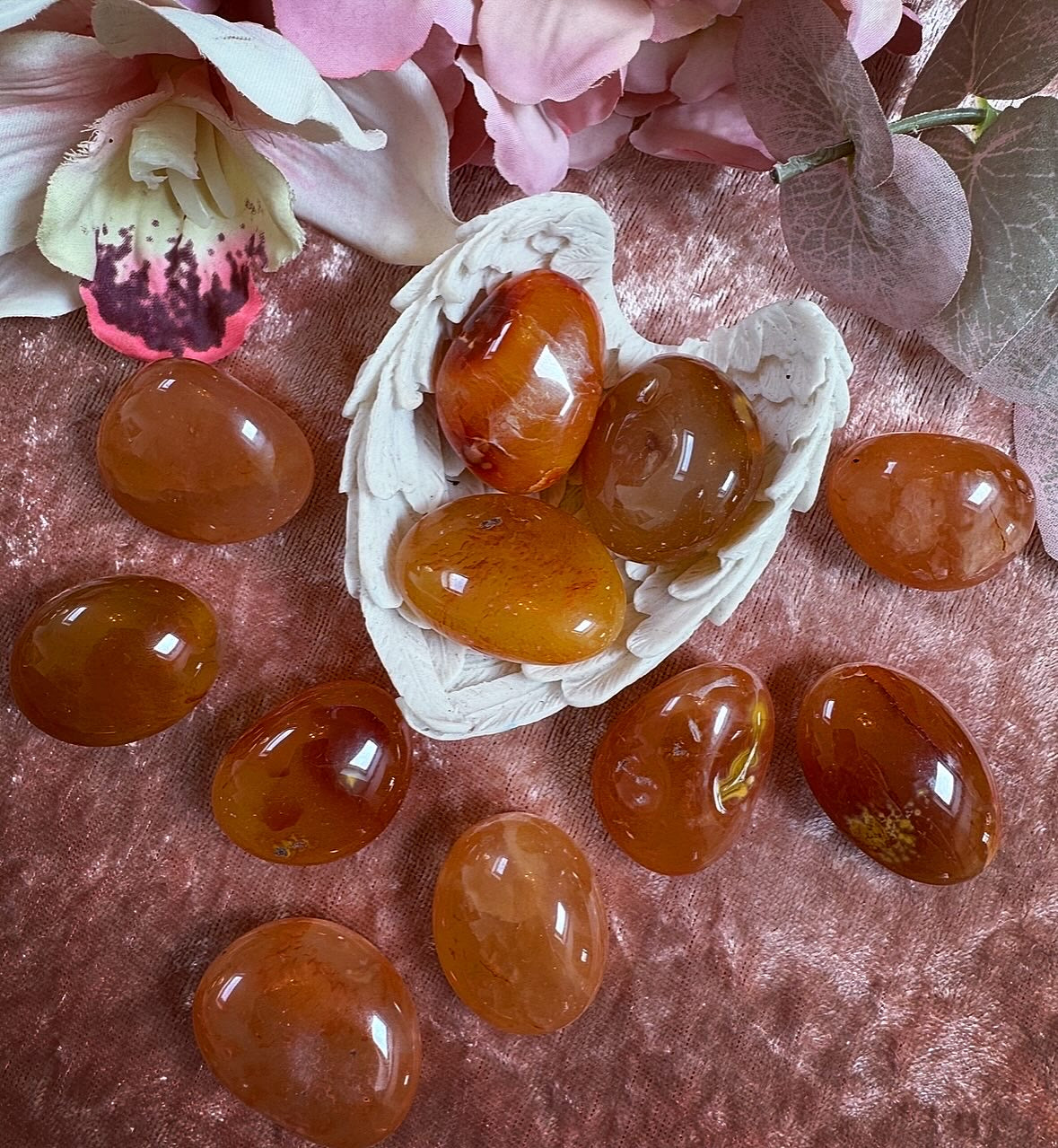 Carnelian Crystal Tumble