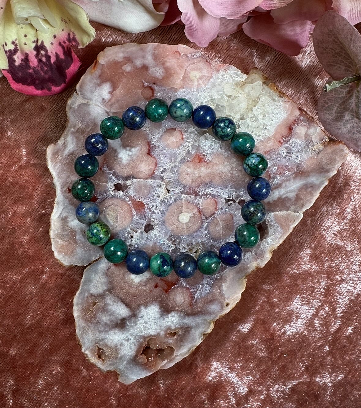 Azurite Reiki-Infused Crystal Bracelet