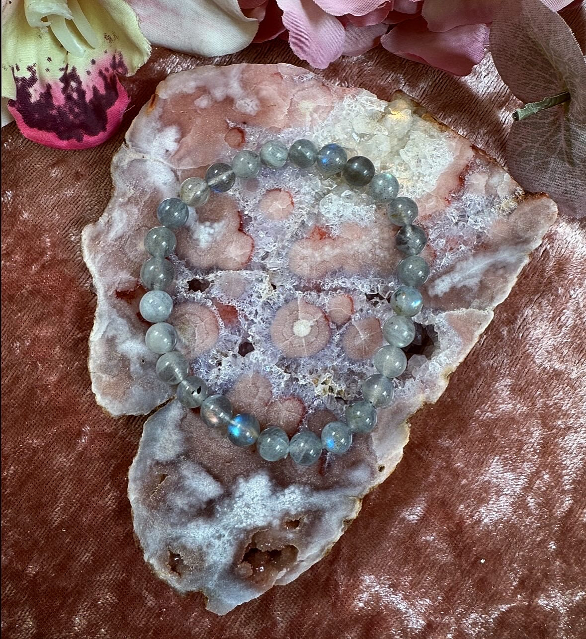 Labradorite Reiki-Infused Crystal Bracelet