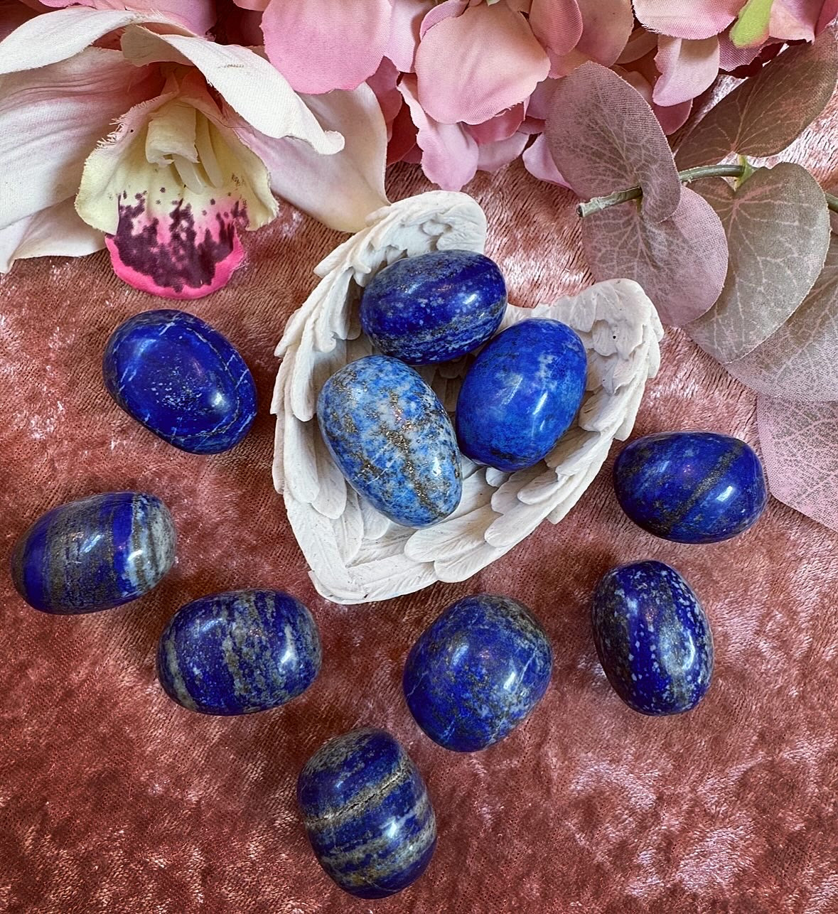 High grade lapis lazuli Crystal Tumble