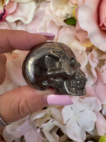 Pyrite Skull
