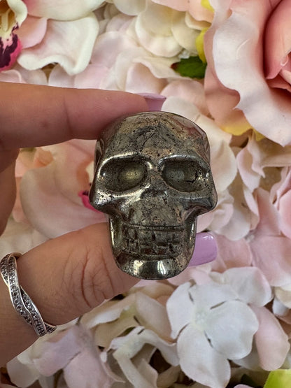 Pyrite Skull