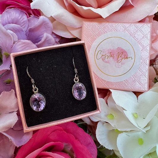 Amethyst Crystal Earrings