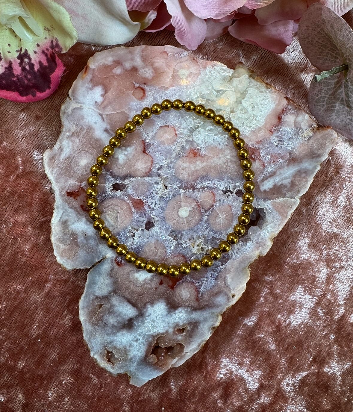 Pyrite Reiki Infused Crystal Bracelet