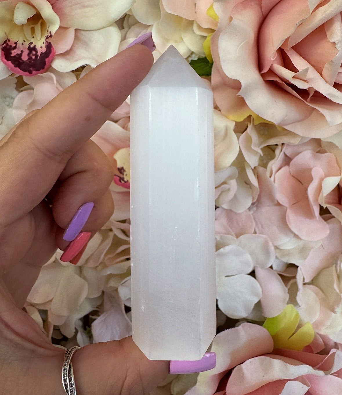 Selenite Crystal Tower