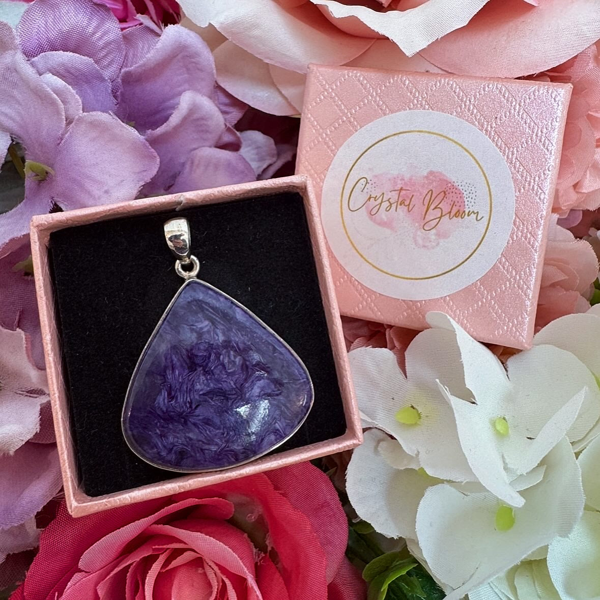 High quality Charoite Crystal Pendant
