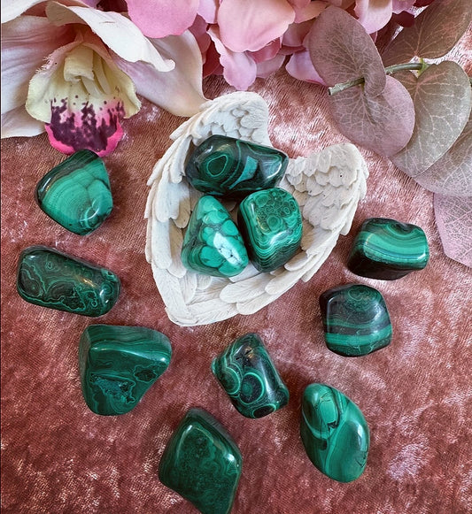 Large Malachite Tumble