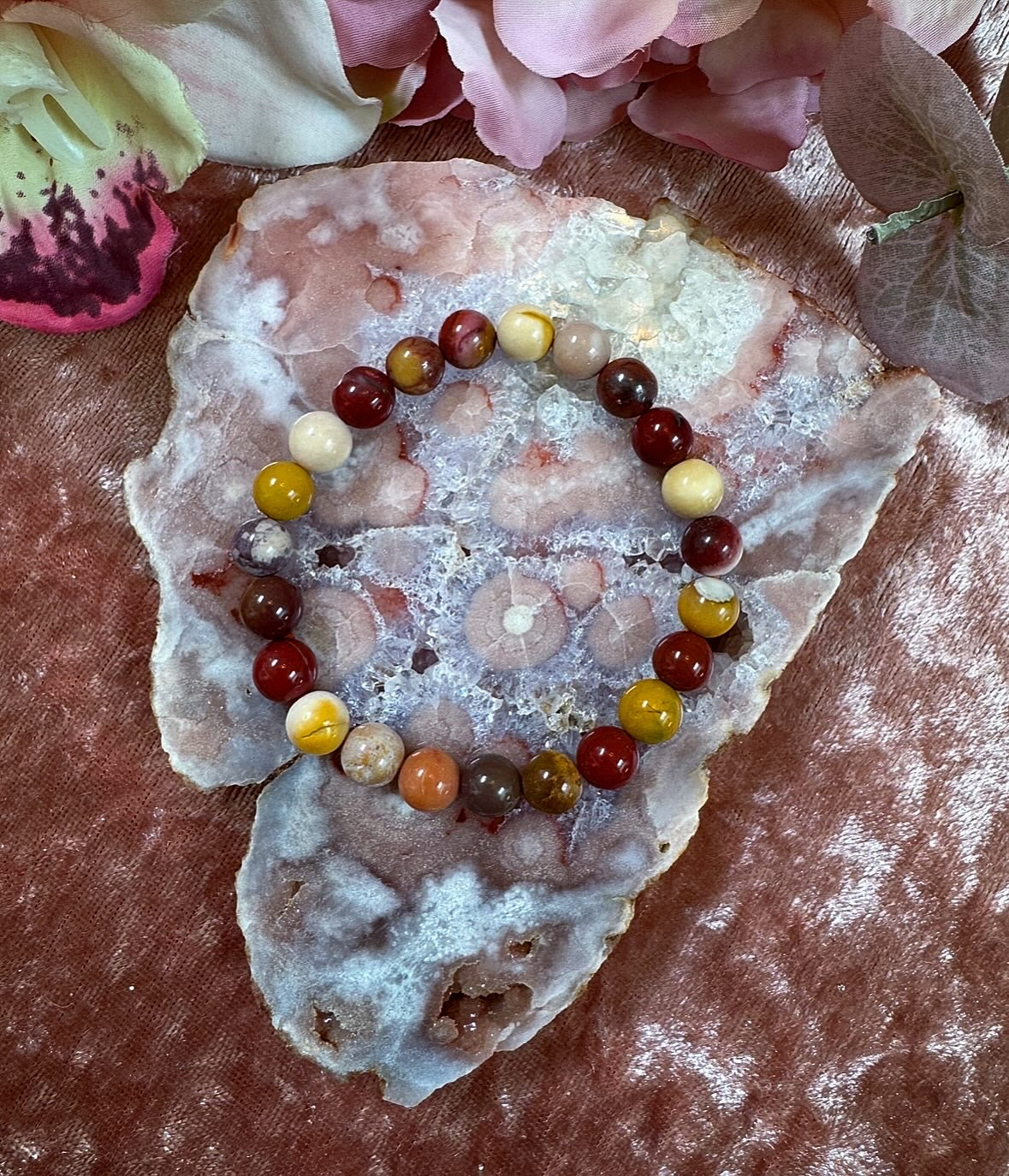 Mookaite Reiki-Infused Crystal Bracelet