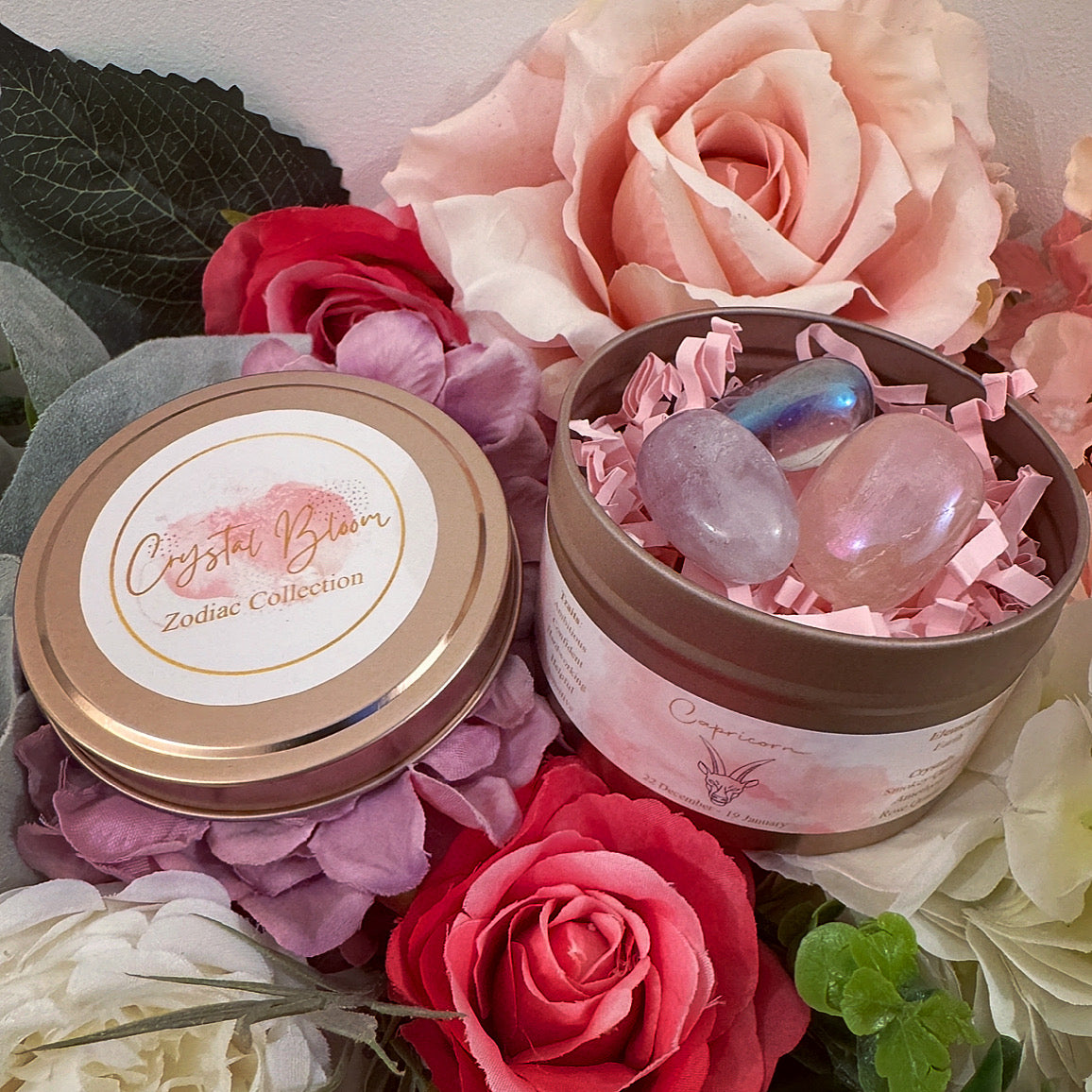 Capricorn Zodiac Tumble Tin Set