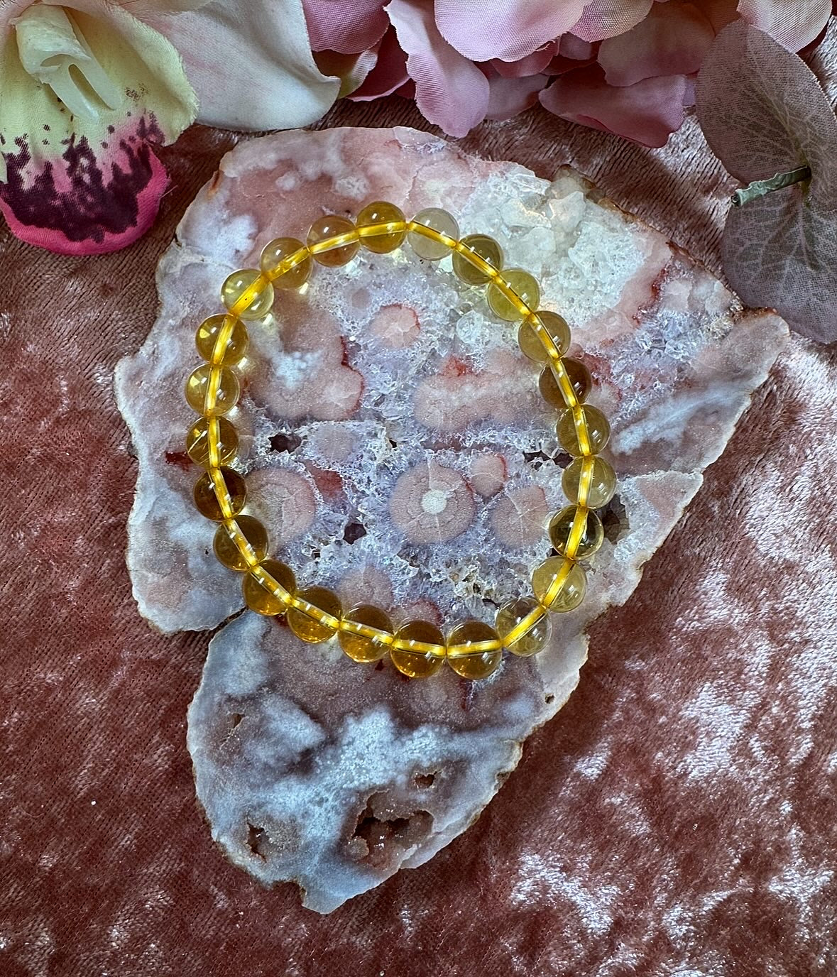 Citrine Reiki Infused Crystal Bracelet