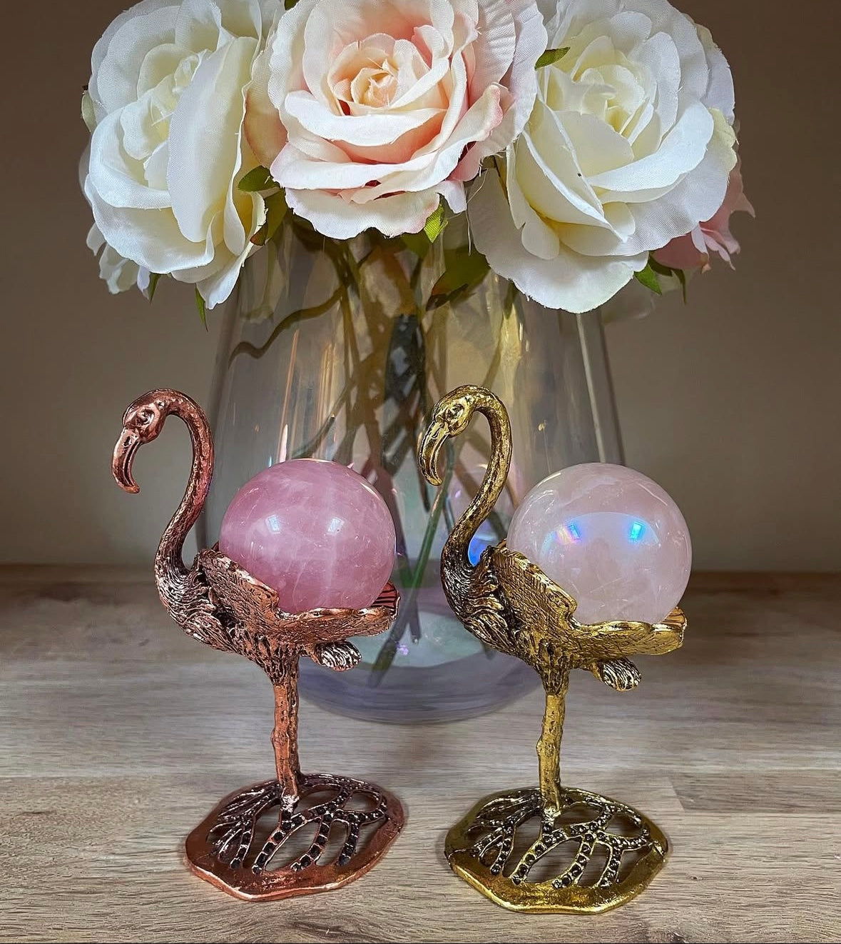 Flamingo Crystal Stand
