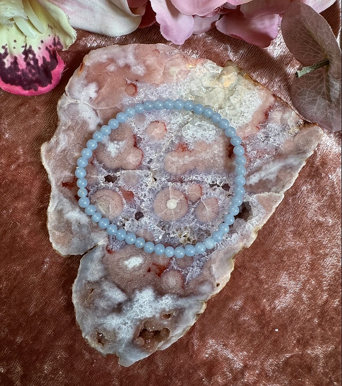 Angelite Reiki-Infused Crystal Bracelet