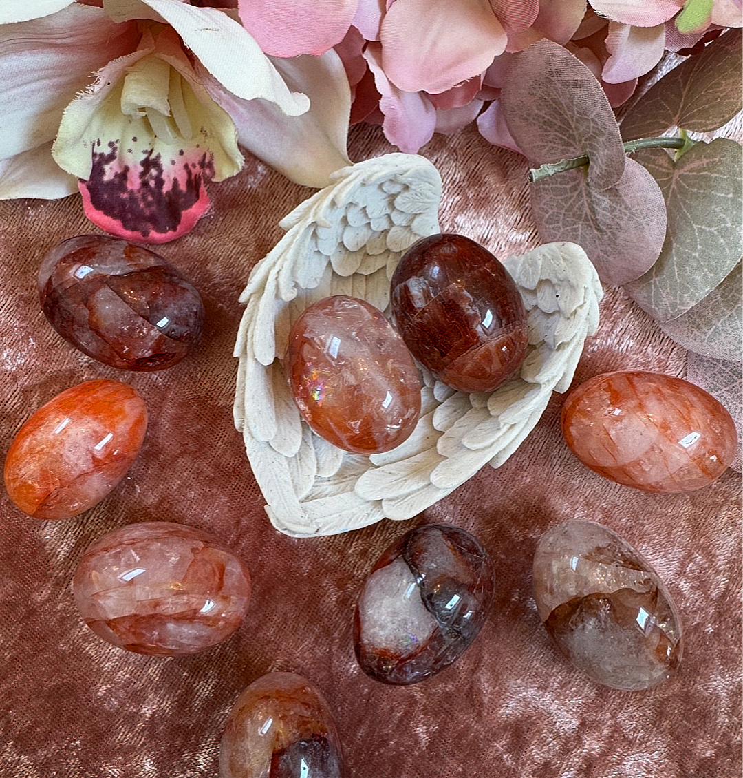 Large Fire Quartz Crystal Tumble