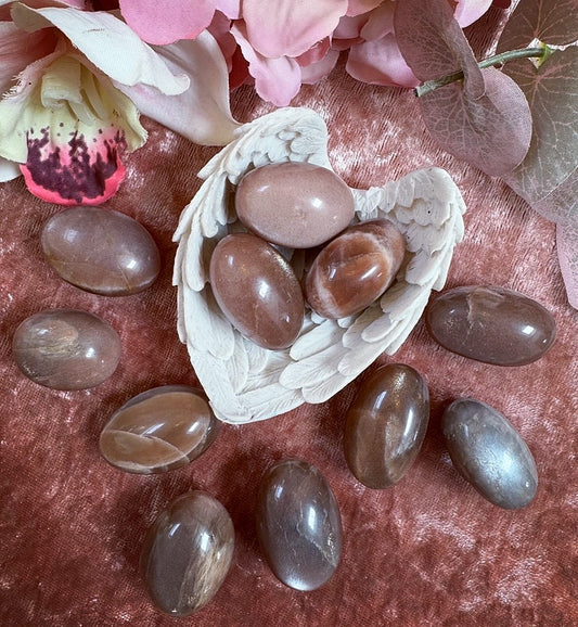 Peach Moonstone Crystal Tumble
