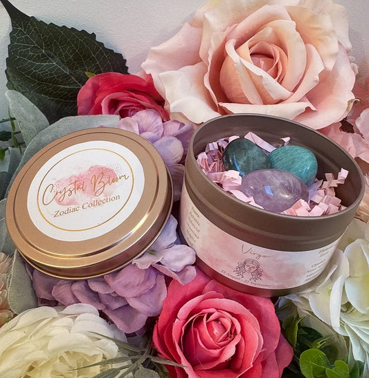 Virgo Zodiac Tumble Tin Set